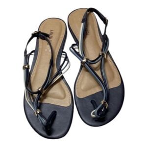 Anacapri Sandals Navy Blue Size EU 39